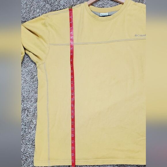 Columbia Mustard Lightweight Sweatshirt - Picture 4 of 6